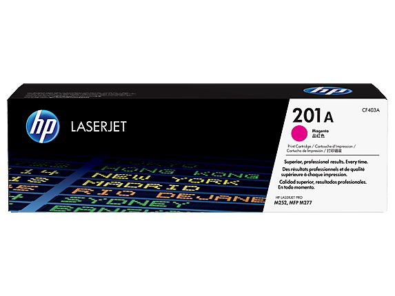 HP 201A Magenta Original LaserJet Toner Cartridge, CF403A